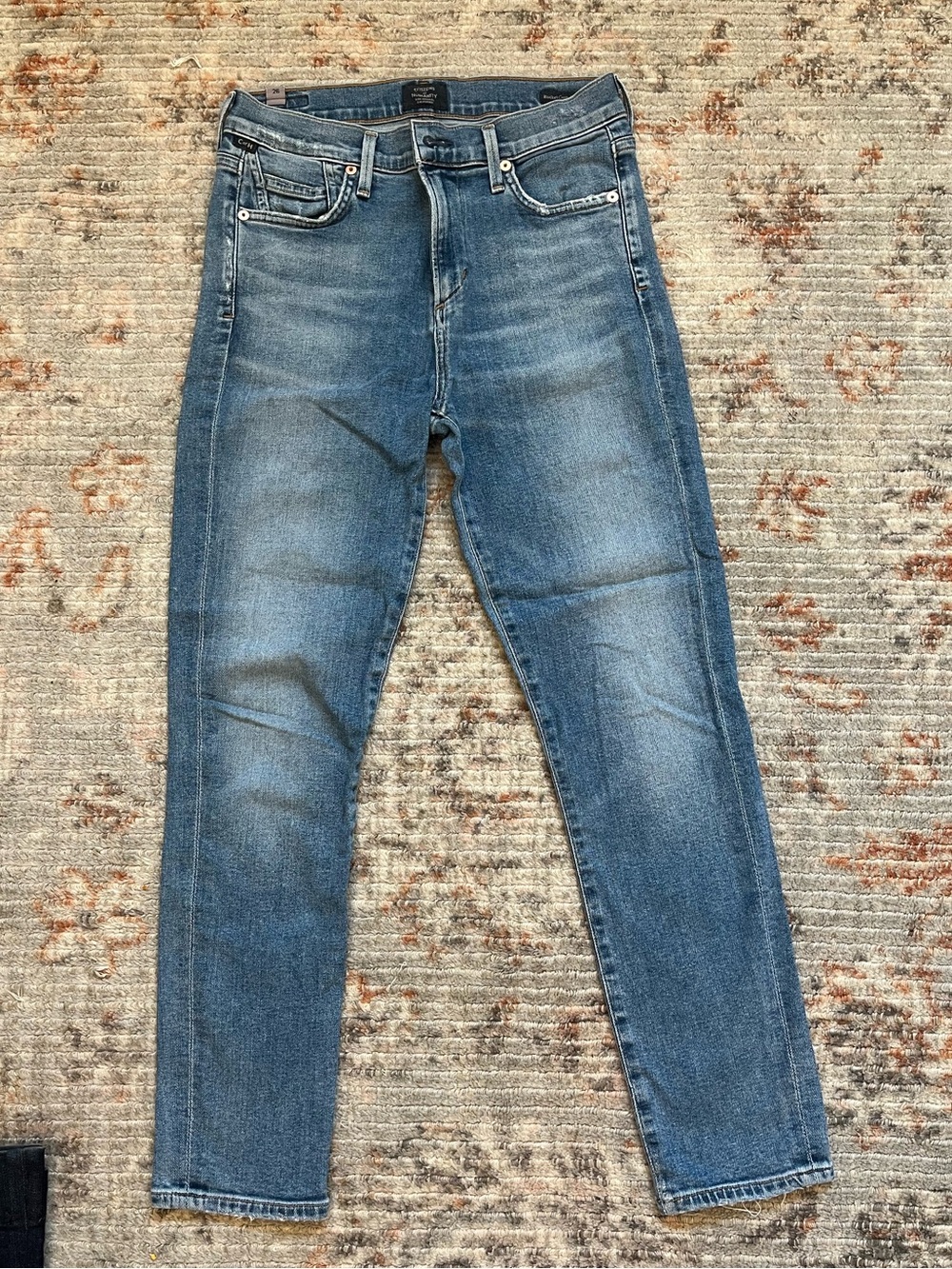 Citizens of Humanity Rocket crop high rise skinny jean light wash
